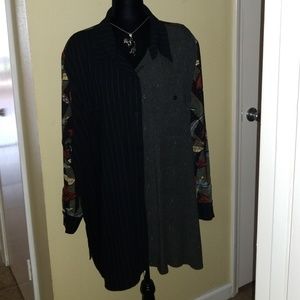 KOOS of Course! Feather Print Blouse